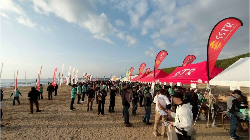 SSTR2023のゴール地点の風景