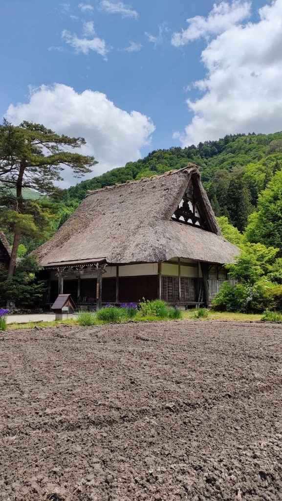 白川郷の建物の外観